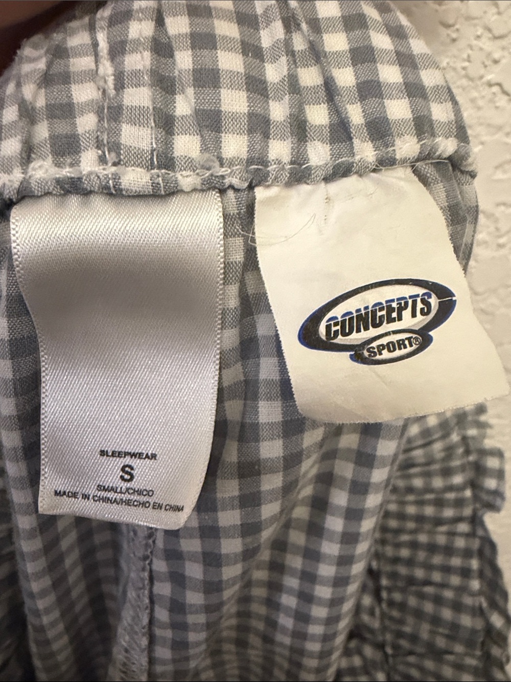 Concepts Sports Alabama Gray Gingham Sleepwear pants
